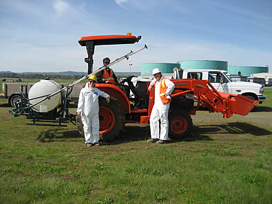 herbicide spraying